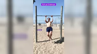 Beach Pull up challenge!!!