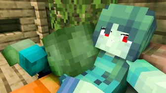 Steve Bites Alex, Biting Twins COMPILATION #2 - Steve I'm Stuck - (Minecraft Animation)