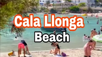 Ibiza Beach | Cala Llonga Beach Summer video | Playa de Cala Llonga en Ibiza|Repost footage of beach