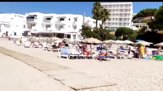 Ibiza Beach | Cala Llonga Beach Summer video | Playa de Cala Llonga en Ibiza|Repost footage of beach