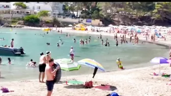 Ibiza Beach | Cala Llonga Beach Summer video | Playa de Cala Llonga en Ibiza|Repost footage of beach