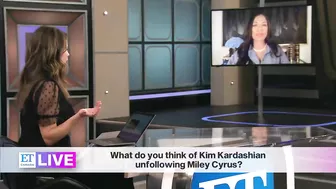 Kim Kardashian Unfollows Miley Cyrus On Instagram