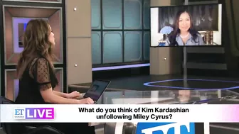 Kim Kardashian Unfollows Miley Cyrus On Instagram