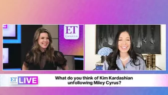 Kim Kardashian Unfollows Miley Cyrus On Instagram