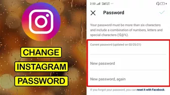 How to change Instagram account password [ Change Instagram Account Password]