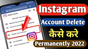 Instagram Account delete kaise kare permanently 2022 | How to delete Instagram account permanently