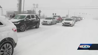 Hardin County's roads covered in snow, slowing and stopping travel