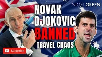 Novak Djokovic Banned - Travel Chaos - Nigel Green Raw