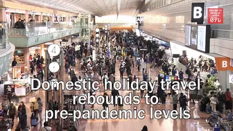 Japan’s domestic holiday travel rebounds to pre pandemic levels