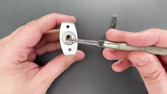 [1397] Kawaha Stainless Padlock Picked (Model 21/40WF)