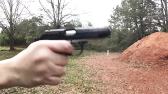 Shooting an FÉG Model AP7,65 pistol