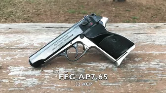 Shooting an FÉG Model AP7,65 pistol