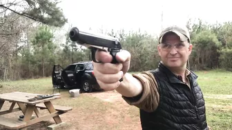 Shooting an FÉG Model AP7,65 pistol