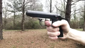 Shooting an FÉG Model AP7,65 pistol