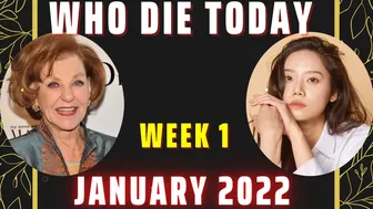 Notable deaths celebrity died on week 1 - January 2022 | Famous People Who Died Today 6th Jan 2022