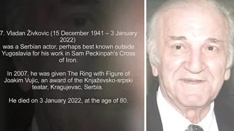 Notable deaths celebrity died on week 1 - January 2022 | Famous People Who Died Today 6th Jan 2022