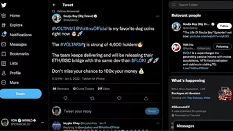 VOLT INU • New BSC Bridge Listing on PancakeSwap + Celebrity Tweets $VOLT ⚡︎