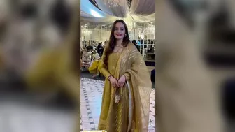 All celebrities at Sajal Ali Saboor Aly mehndi function complete video