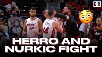 Jusuf Nurkic And Tyler Herro Get Ejected During Blazers-Heat Game