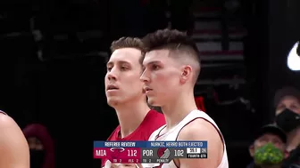 Jusuf Nurkic And Tyler Herro Get Ejected During Blazers-Heat Game