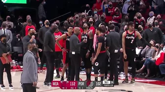 Jusuf Nurkic And Tyler Herro Get Ejected During Blazers-Heat Game