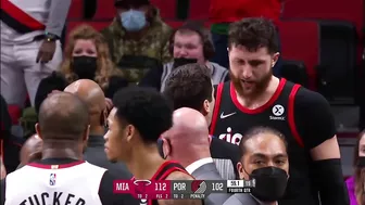 Jusuf Nurkic And Tyler Herro Get Ejected During Blazers-Heat Game