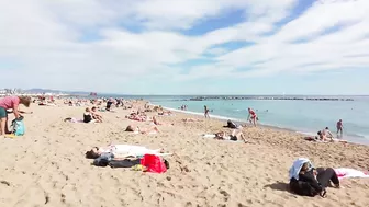 ???????? Barcelona - Spain · Barceloneta Beach Walk Sunny Day☀️????️