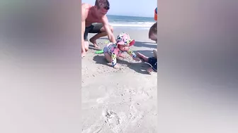 Top Funniest Babies Playing on The Beach || Big Daddy