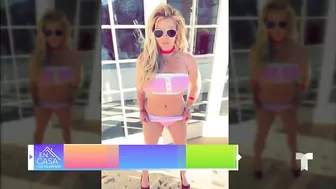 Britney Spears, sin pudor alguno, se muestra en sensual bikini | Telemundo