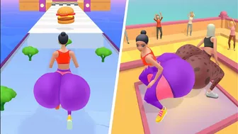 Twerk Race 3D ???????????? All Levels Gameplay Trailer Android,ios New Game