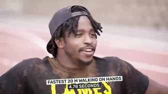 The fastest man on two hands - Guinness World Records