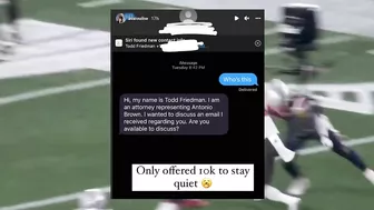 Only Fans Model Leaks DMs With Proof Antonio Brown Snuck Her Into Hotel Before Bucs Game