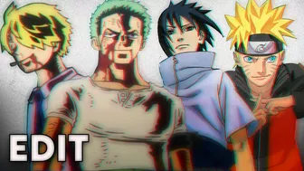 Anime Mix 「EDIT」 TEAMWORK - Zoro & Sanji x Naruto & Sasuke