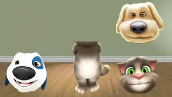 talking tom ginger hank ben dog funny comedy