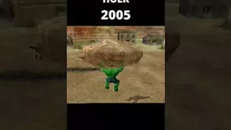 Evolution of Hulk in games #Evolution #Shorts #Short #Hulk