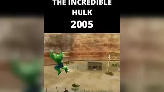 Evolution of Hulk in games #Evolution #Shorts #Short #Hulk