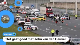 Snelweg dicht na dreiging voor misdaadjournalist