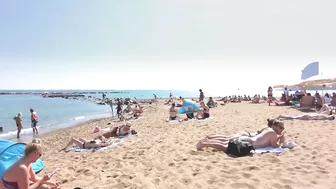 ???????? Barcelona - Spain · Barceloneta Beach Walk Stunning Views ☀️????️