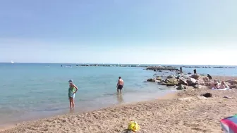 ???????? Barcelona - Spain · Barceloneta Beach Walk Stunning Views ☀️????️