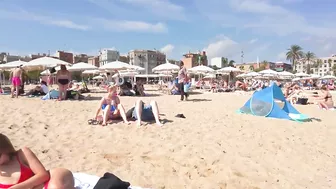 ???????? Barcelona - Spain · Barceloneta Beach Walk Stunning Views ☀️????️