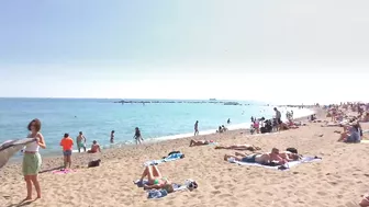 ???????? Barcelona - Spain · Barceloneta Beach Walk Stunning Views ☀️????️