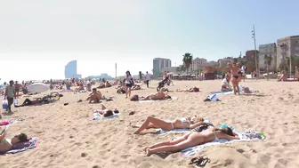 ???????? Barcelona - Spain · Barceloneta Beach Walk Stunning Views ☀️????️