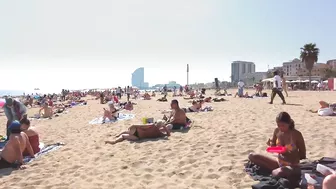 ???????? Barcelona - Spain · Barceloneta Beach Walk Stunning Views ☀️????️