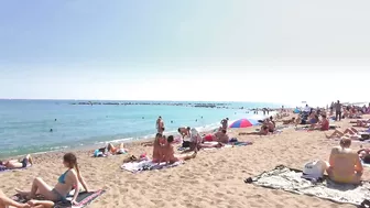 ???????? Barcelona - Spain · Barceloneta Beach Walk Stunning Views ☀️????️