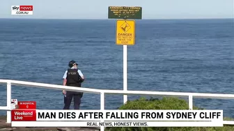 Man dies after falling from cliff at beach in Sydney's east