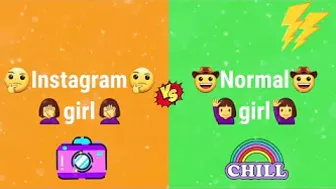 Instagram girl vs Normal girl ???? | Instagram girl ki dress vs Normal girl ki dress