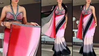 How To Wear Sidha Pallu Saree In Different Style Like Model