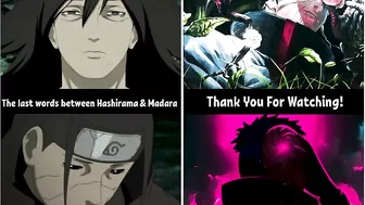 Evolution of Madara and Hashirama in Anime Naruto