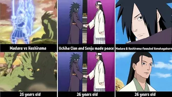 Evolution of Madara and Hashirama in Anime Naruto