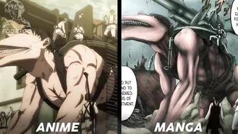 Manga VS Anime (War for Paradis Fight) - Attack On Titan Season 4 Part 2 Episode 1